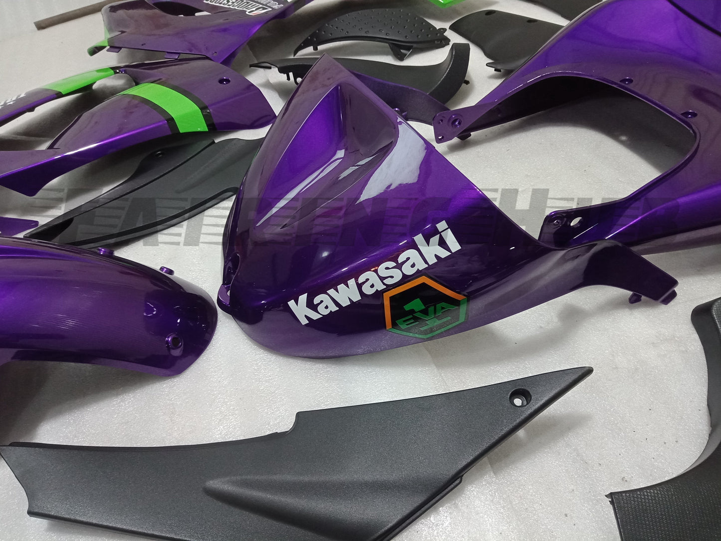 PURPLE FAIRING KIT FOR KAWASAKI ZX-6R 2005-2006