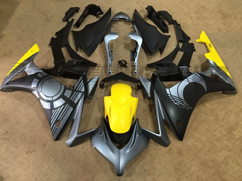 YELLOW SILVER FAIRING KIT FOR HONDA CBR500R 2013 2014 2015