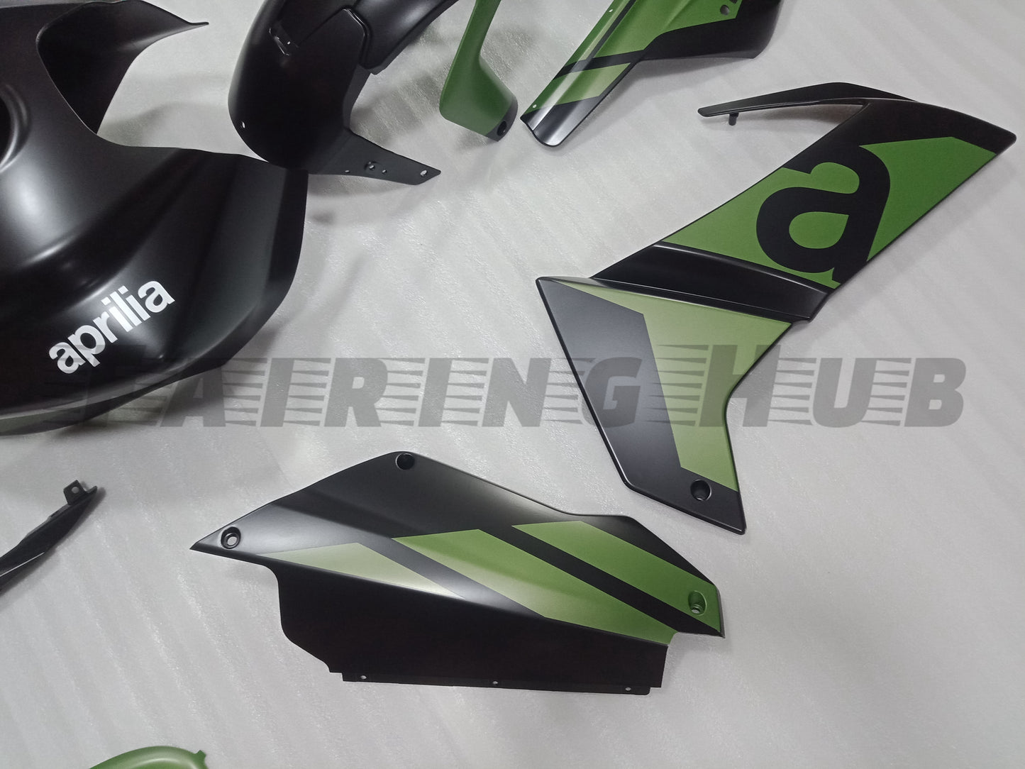 Aprilia RS 660 Black Army Green Fairing Kit