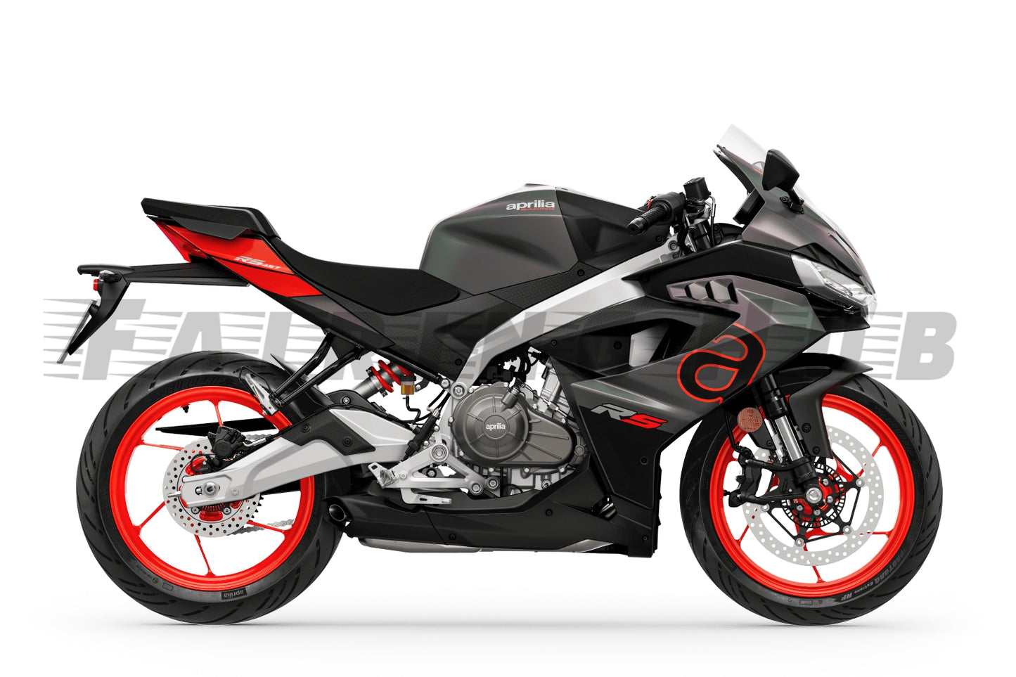 Aprilia RS 457 Black Grey Fairing Kit