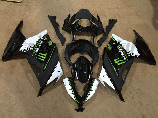 BLACK MONSTER FAIRING KIT FOR KAWASAKI NINJA 300 2013-2021