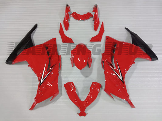 RED FAIRING KIT FOR KAWASAKI NINJA 300 2013-2021