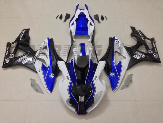 BLUE WHITE FAIRING KIT FOR BMW S1000RR 2009-2014