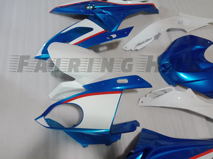 WHITE BLUE FAIRING KIT FOR BMW S1000RR 2015-2018