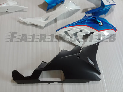 WHITE BLUE FAIRING KIT FOR BMW S1000RR 2015-2018
