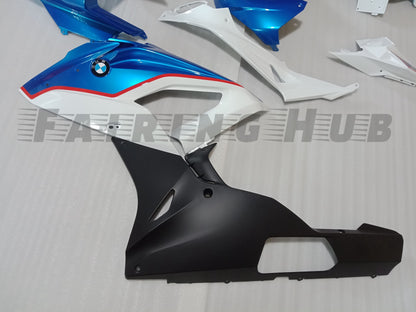 WHITE BLUE FAIRING KIT FOR BMW S1000RR 2015-2018