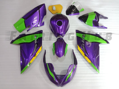 PURPLE FIBERGLASS RACE FAIRING KIT FOR KAWASAKI NINJA 300