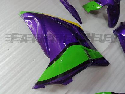 PURPLE FIBERGLASS RACE FAIRING KIT FOR KAWASAKI NINJA 300