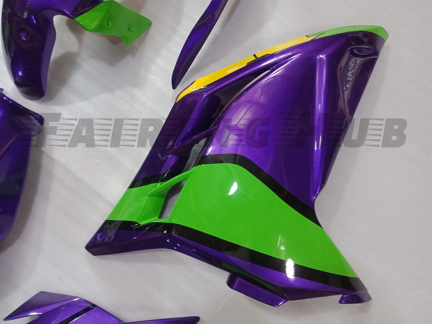 PURPLE FIBERGLASS RACE FAIRING KIT FOR KAWASAKI NINJA 300