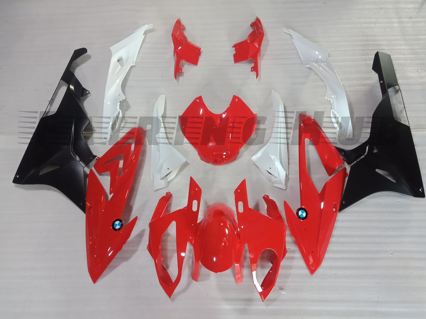 RED FAIRING KIT FOR BMW S1000RR 2015-2018