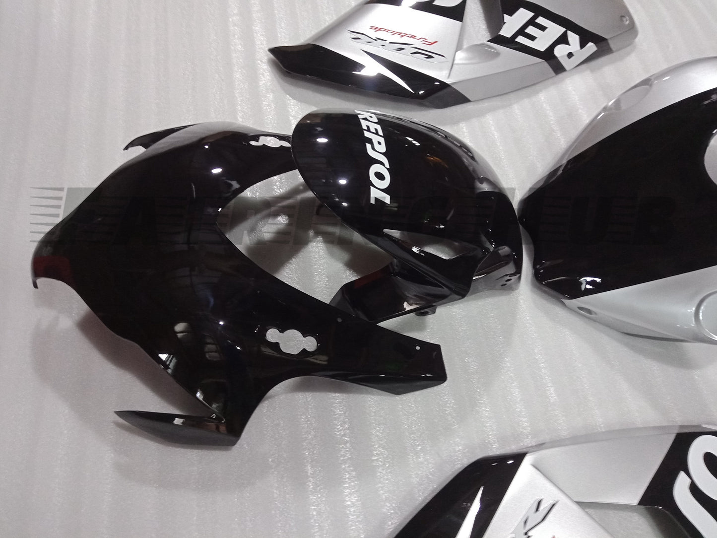 BLACK REPSOL DESIGN FAIRING KIT FOR HONDA CBR1000RR 2008 2009 2010 2011
