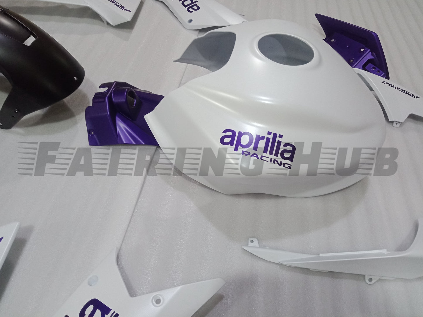 Aprilia RS 660 White Purple Fairing Kit