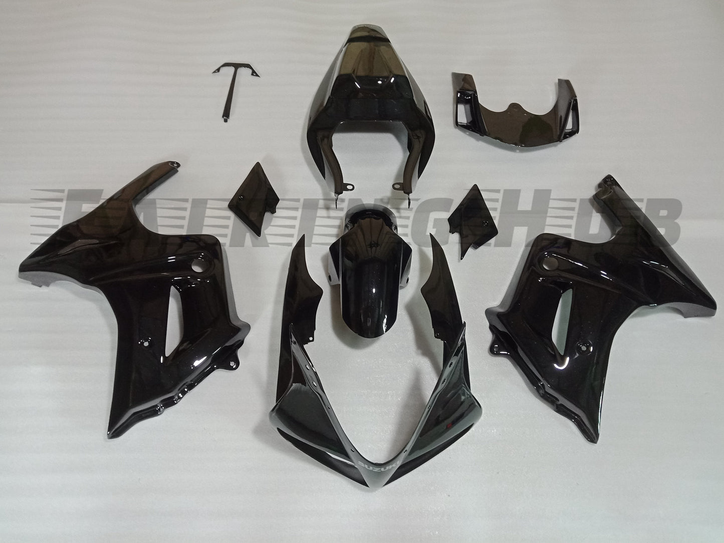 BLACK FAIRING KIT FOR SUZUKI SV650 2003-2011