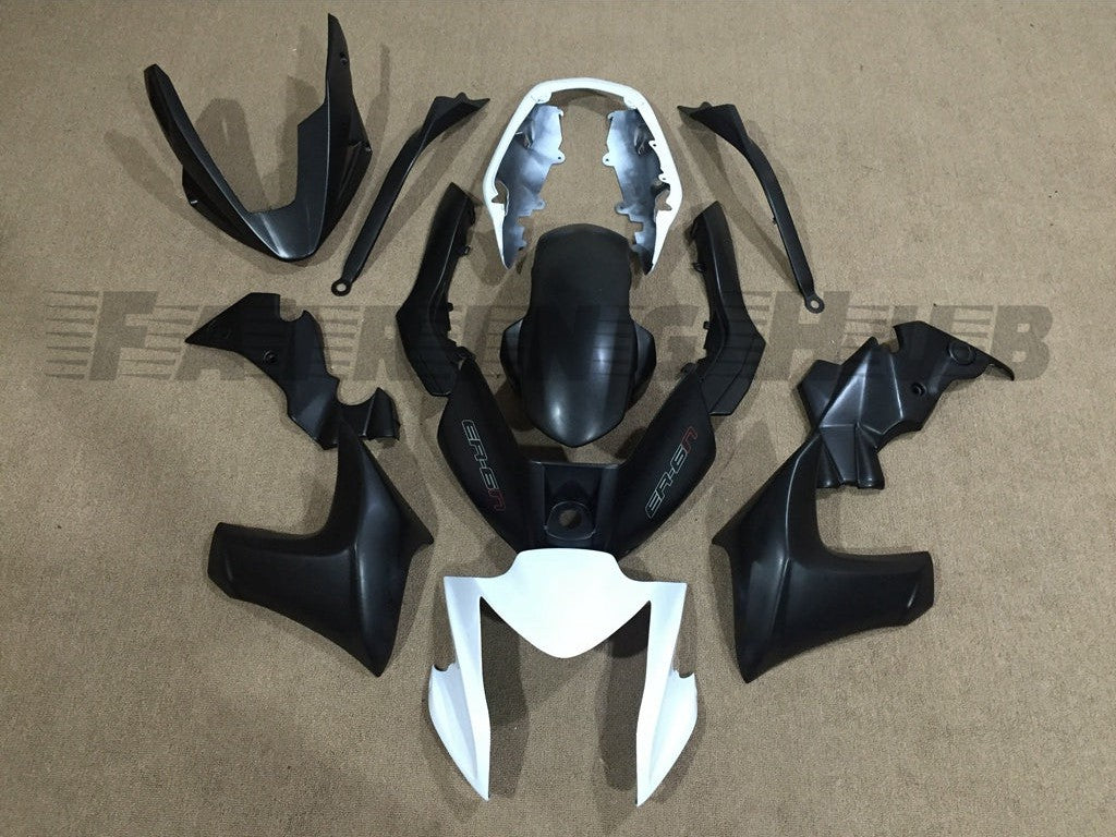 BLACK FAIRING KIT FOR KAWASAKI ER6N 2010-2015