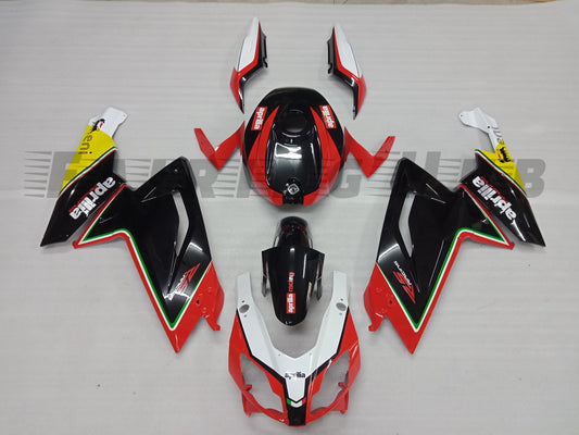 RED BLACK FAIRING KIT FOR APRILIA RS4 125 2012-2018