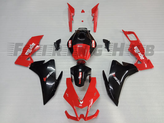 RED BLACK FAIRING KIT FOR APRILIA RS4 125 2012-2018