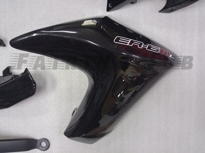 BLACK FAIRING KIT FOR KAWASAKI ER6N 2010-2015