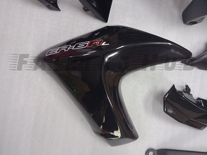 BLACK FAIRING KIT FOR KAWASAKI ER6N 2010-2015