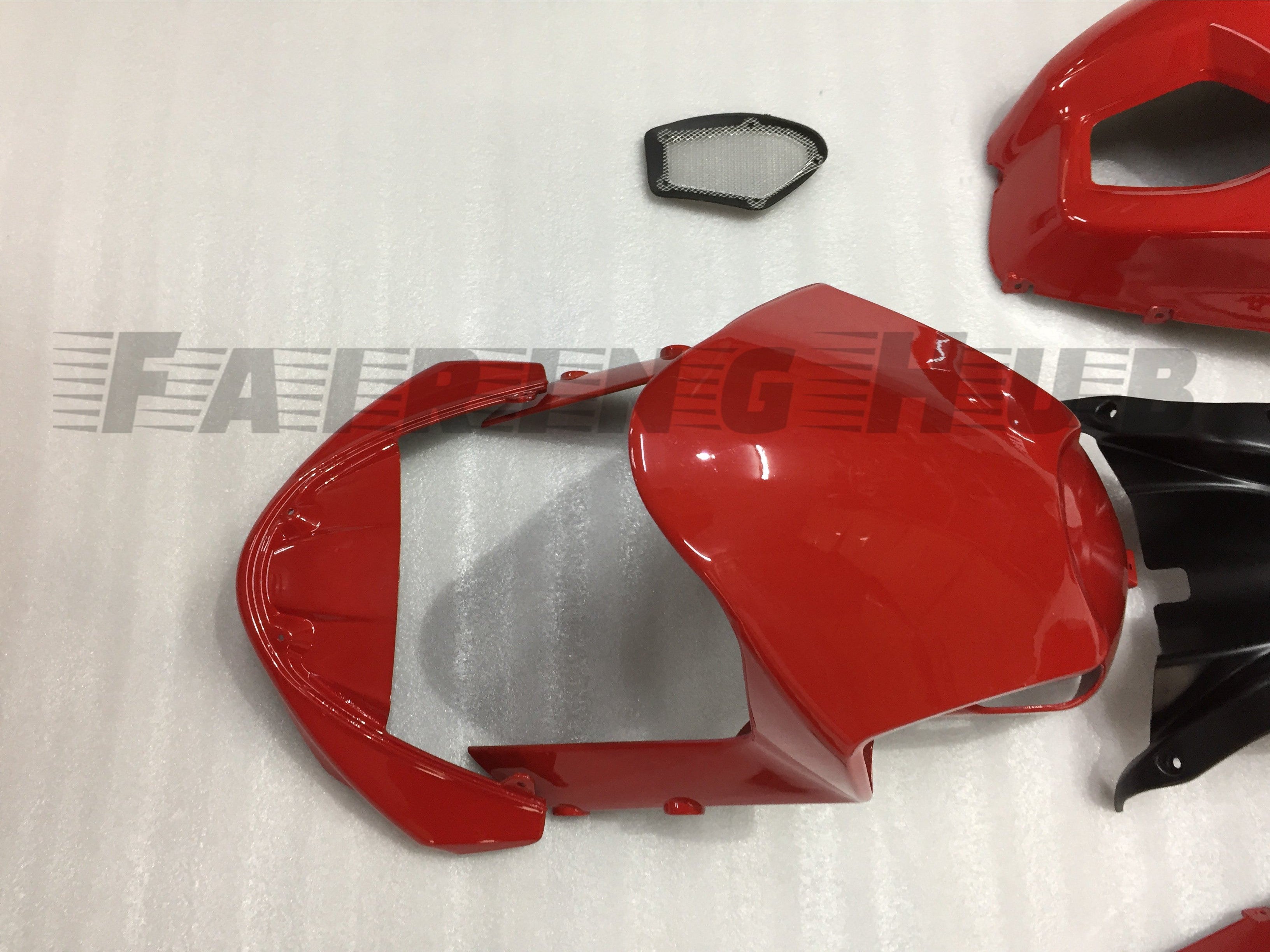 Ducati Monster 696 796 1100 Red Fairing Kit - High-Quality