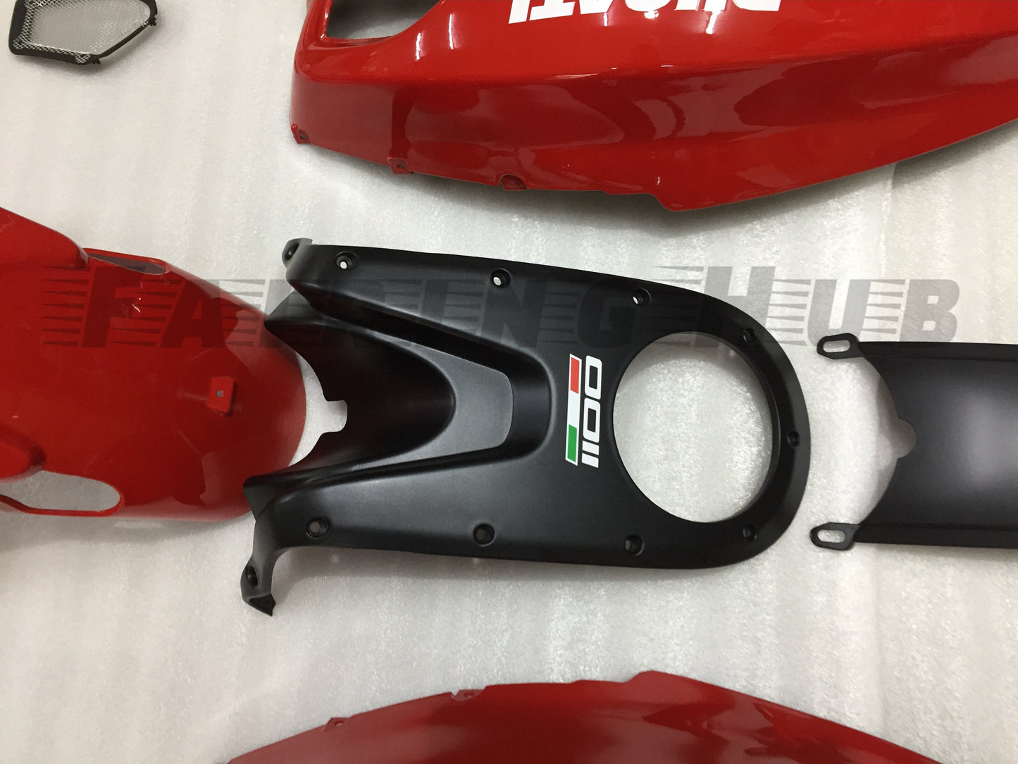 ALL RED FAIRING KIT FOR DUCATI MONSTER 696 796 1100