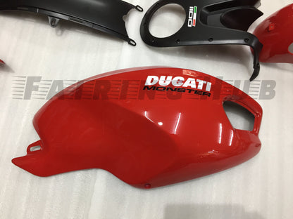 ALL RED FAIRING KIT FOR DUCATI MONSTER 696 796 1100