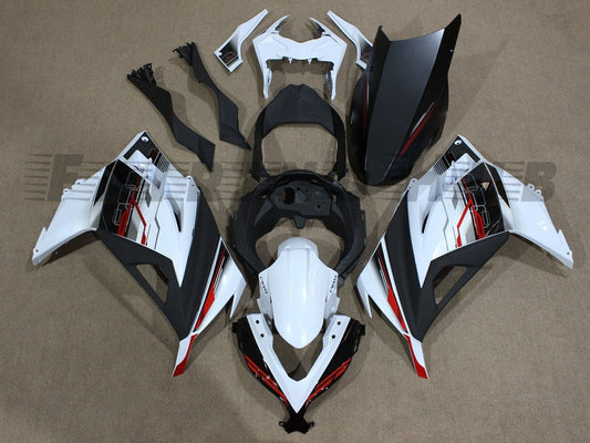 BLACK FAIRING KIT FOR KAWASAKI NINJA 300 2013-2021