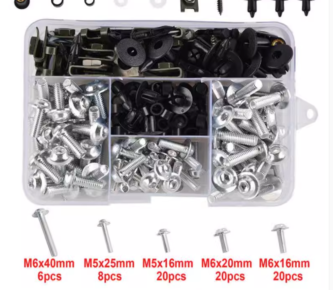 Completely Bolt Kit For Motorcycle Fairing Kit