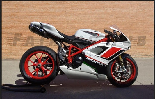 White Fiberglass Race Fairing RSV4 2009 - 20016 - 08