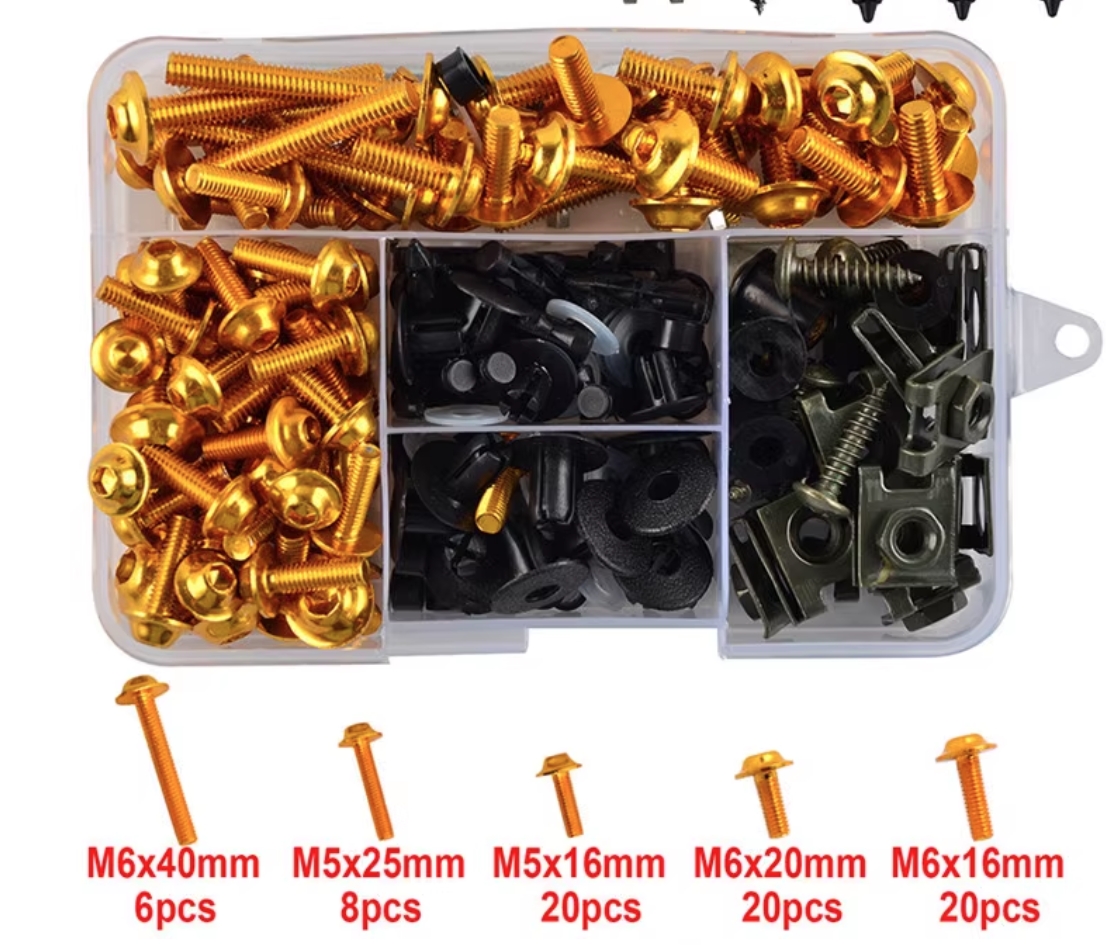 Completely Bolt Kit For Motorcycle Fairing Kit